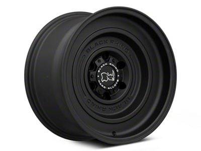Black Rhino Solid Matte Black 6-Lug Wheel; 17x9.5; -12mm Offset (23-24 Colorado)