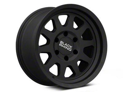 Black Rhino Stadium Matte Black 6-Lug Wheel; 17x8.5; 0mm Offset (23-24 Colorado)