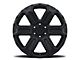 Black Rhino Wanaka Matte Black 6-Lug Wheel; 17x8.5; 12mm Offset (23-24 Colorado)