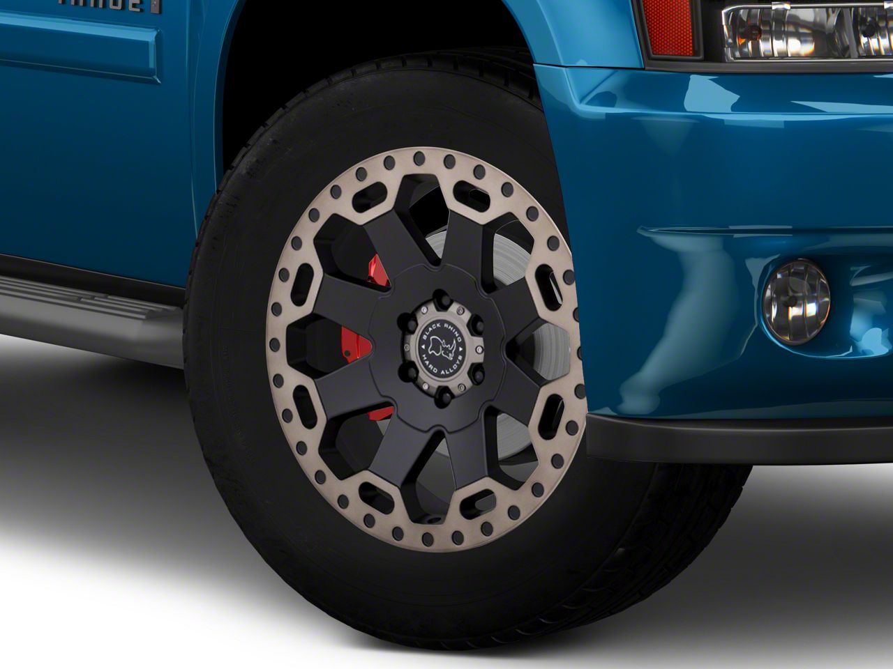 Black Rhino Colorado Warlord Matte Black with Machined Dark Tint Lip 6Lug Wheel; 20x9; 12mm