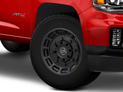 Black Rhino Warthog Matte Black 6-Lug Wheel; 17x8.5; 0mm Offset (15-22 Canyon)