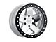 Black Rhino Crawler Beadlock Silver Mirror Machined 6-Lug Wheel; 17x8.5; 0mm Offset (04-08 F-150)
