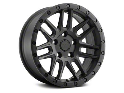 Black Rhino Arches Matte Black 5-Lug Wheel; 15x7; 15mm Offset (87-90 Dakota)