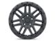 Black Rhino Arches Matte Black 6-Lug Wheel; 17x9.5; 12mm Offset (97-04 Dakota)
