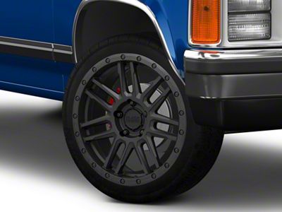 Black Rhino Arches Matte Black 5-Lug Wheel; 20x9.5; 0mm Offset (87-90 Dakota)