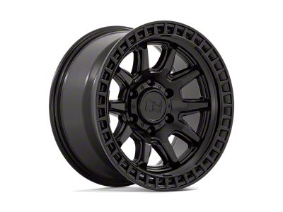 Black Rhino Calico Matte Black 5-Lug Wheel; 17x8.5; 34mm Offset (87-90 Dakota)