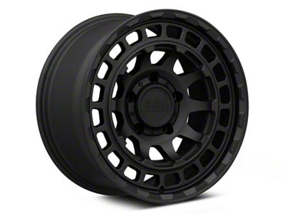 Black Rhino Chamber Matte Black 5-Lug Wheel; 16x8; -10mm Offset (87-90 Dakota)