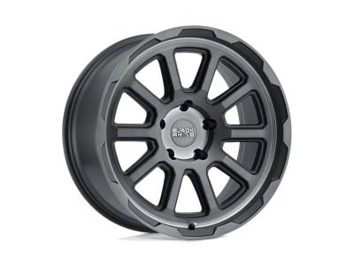 Black Rhino Chase Brushed Gunmetal 5-Lug Wheel; 20x8.5; 10mm Offset (87-90 Dakota)