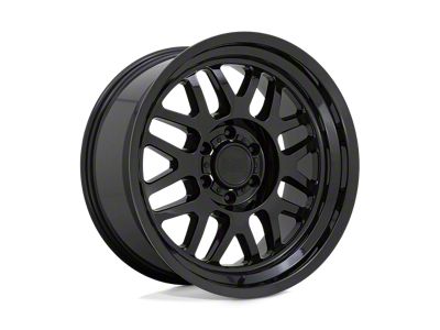 Black Rhino Delta Gloss Black 5-Lug Wheel; 18x9.5; 2mm Offset (05-11 Dakota)