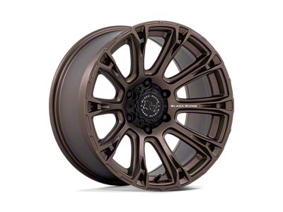Black Rhino Diamondback Burnt Bronze 5-Lug Wheel; 17x8.5; 25mm Offset (87-90 Dakota)