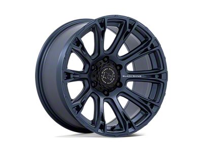 Black Rhino Diamondback Metallic Blue 5-Lug Wheel; 17x8.5; 25mm Offset (87-90 Dakota)