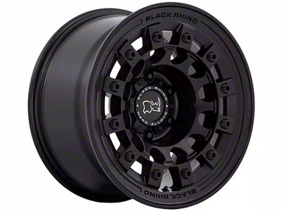 Black Rhino Fuji Matte Black 5-Lug Wheel; 17x8; 20mm Offset (87-90 Dakota)