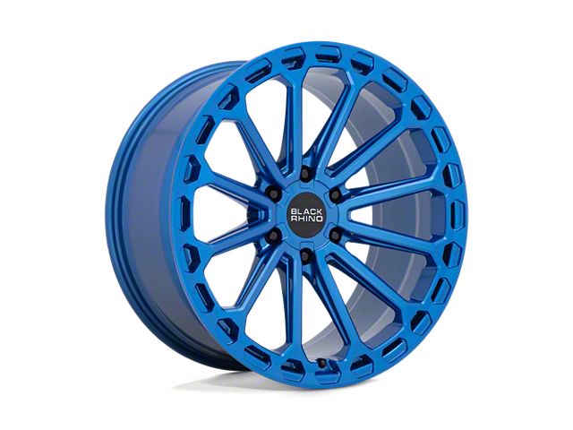 Dark Blue Offsets Rims Black Rhino Dakota Kaizen Dearborn Blue 6-Lug Wheel; 17x9.5; 18mm ...