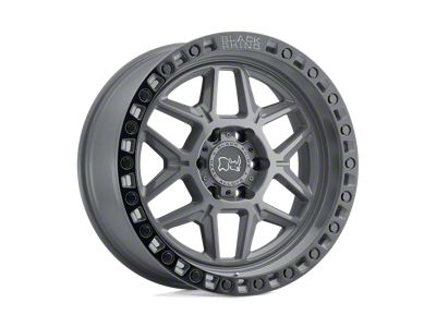 Black Rhino Kelso Battleship Gray with Black Ring 6-Lug Wheel; 20x9; 18mm Offset (97-04 Dakota)