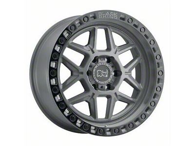 Black Rhino Kelso Battleship Gray with Black Ring 5-Lug Wheel; 20x9; 0mm Offset (05-11 Dakota)