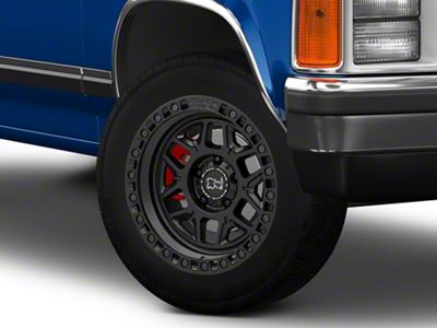 Black Rhino Kelso Matte Black 5-Lug Wheel; 17x9; -18mm Offset (87-90 Dakota)