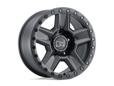 Black Rhino Ravine Matte Black 5-Lug Wheel; 18x9; 0mm Offset (05-11 Dakota)