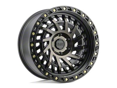 Black Rhino Shredder Matte Black with Machined Dark Tint 5-Lug Wheel; 18x9.5; 0mm Offset (05-11 Dakota)