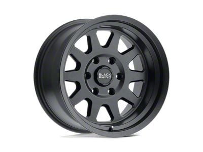 Black Rhino Stadium Matte Black 5-Lug Wheel; 16x8; -10mm Offset (05-11 Dakota)