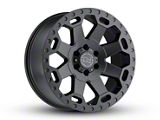 Black Rhino Warlord Matte Gunmetal 5-Lug Wheel; 17x9; 0mm Offset (05-11 Dakota)