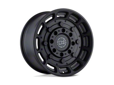 Black Rhino Warthog Matte Black 6-Lug Wheel; 17x8.5; 0mm Offset (97-04 Dakota)