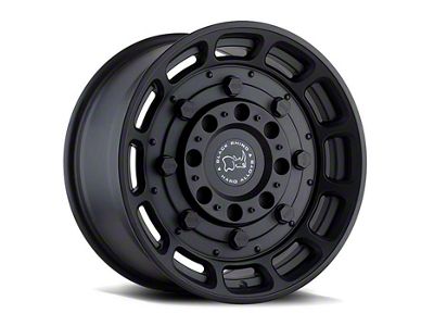 Black Rhino Warthog Matte Black 5-Lug Wheel; 17x8.5; -18mm Offset (87-90 Dakota)