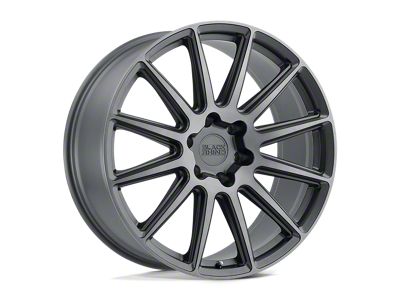 Black Rhino Waza Brushed Gunmetal 5-Lug Wheel; 20x9; 30mm Offset (87-90 Dakota)