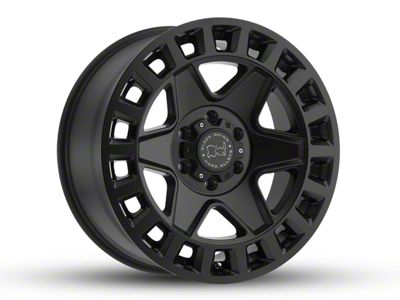 Black Rhino York Matte Black 5-Lug Wheel; 18x9; 0mm Offset (05-11 Dakota)