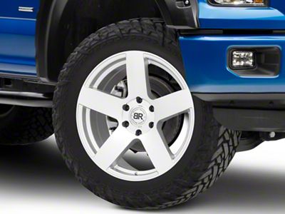 Black Rhino Everest Silver 6-Lug Wheel; 22x9.5; 30mm Offset (15-20 F-150)
