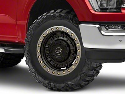 Black Rhino Abrams Gloss Gunblack with Machined Dark Tint 6-Lug Wheel; 18x9.5; -18mm Offset (21-25 F-150)