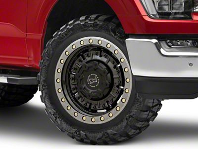 Black Rhino Abrams Gloss Gunblack with Machined Dark Tint 6-Lug Wheel; 20x9.5; 12mm Offset (21-25 F-150)