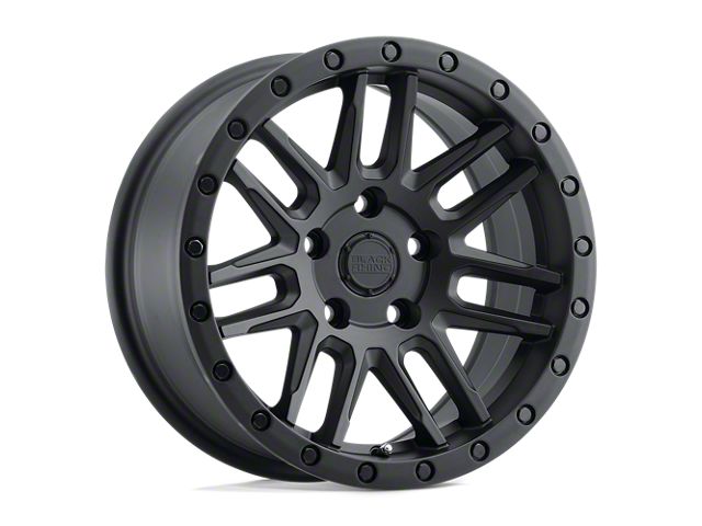 Black Rhino Arches Matte Black 6-Lug Wheel; 17x9.5; 12mm Offset (21-24 F-150)