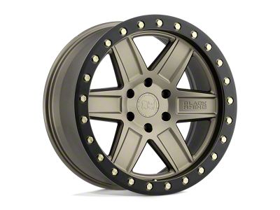 Black Rhino Attica Matte Bronze with Black Ring 6-Lug Wheel; 18x9.5; 12mm Offset (21-25 F-150)