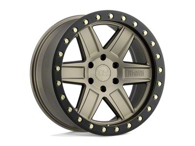 Black Rhino Attica Matte Bronze with Black Ring 6-Lug Wheel; 18x9.5; 12mm Offset (21-24 F-150)