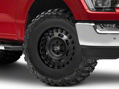 Black Rhino Axle Matte Black 6-Lug Wheel; 17x9.5; 6mm Offset (21-25 F-150)
