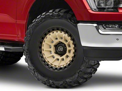 Black Rhino Barrage Desert Sand On Matte Black 6-Lug Wheel; 17x8.5; -10mm Offset (21-25 F-150)