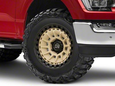 Black Rhino Barrage Desert Sand on Matte Black 6-Lug Wheel; 18x9; 0mm Offset (21-25 F-150)