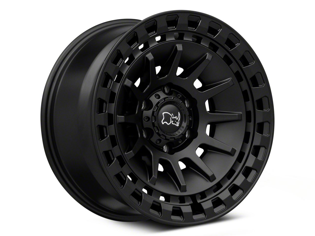 Black Rhino F-150 Barrage Matte Black 6-Lug Wheel; 18x9; 0mm
