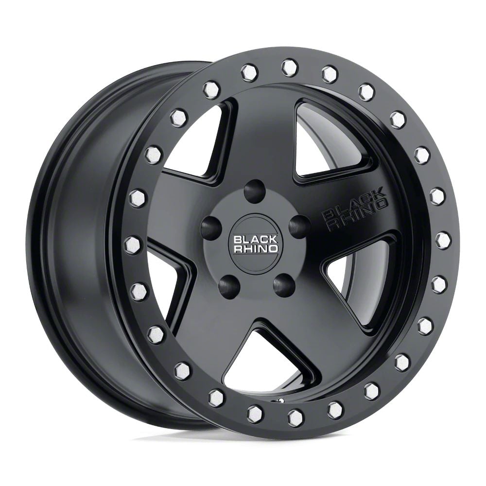 Black Rhino Crawler Matte Black 6-Lug Wheel; 18×9.5; 12mm Offset (21-24 F-150)
