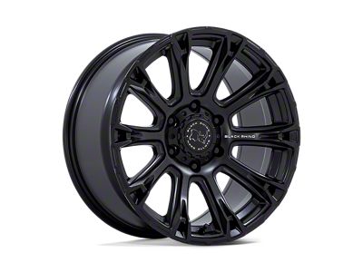 Black Rhino Diamondback Matte Black 6-Lug Wheel; 20x9; -12mm Offset (21-25 F-150)