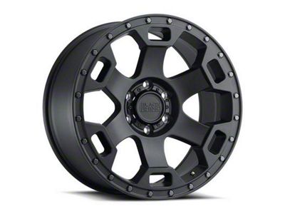 Black Rhino Gauntlet Semi Gloss Black with Gunmetal Bolts 6-Lug Wheel; 17x8.5; 0mm Offset (21-25 F-150)