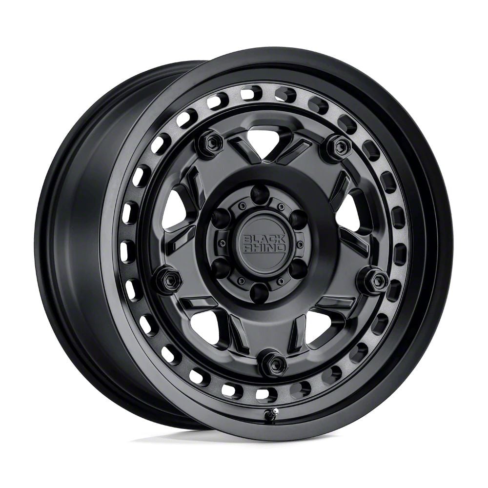 Black Rhino Grange Matte Black with Machined Tinted Ring 6-Lug Wheel; 20×9; 12mm Offset (21-24 F-150)