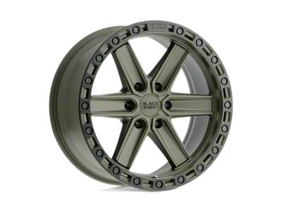 Black Rhino Henderson Olive Drab Green with Black Ring 6-Lug Wheel; 18x9; 0mm Offset (21-25 F-150)