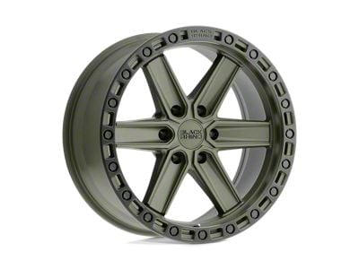 Black Rhino Henderson Olive Drab Green with Black Ring 6-Lug Wheel; 18x9; 0mm Offset (21-24 F-150)