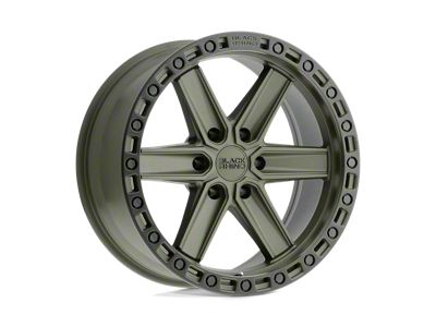Black Rhino Henderson Olive Drab Green with Black Ring 6-Lug Wheel; 20x9.5; 0mm Offset (21-26 F-150)