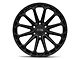 Black Rhino Kaizen Matte Black 6-Lug Wheel; 17x9.5; 12mm Offset (21-24 F-150)