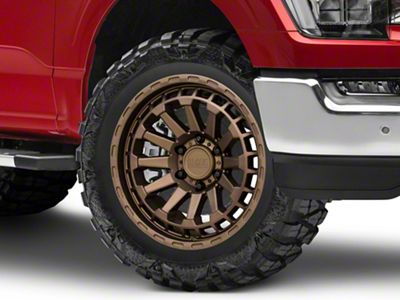 Black Rhino Raid Matte Bronze 6-Lug Wheel; 20x9.5; -18mm Offset (21-25 F-150)