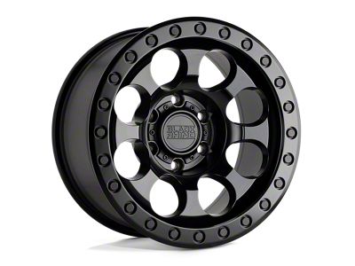 Black Rhino Riot Matte Black 6-Lug Wheel; 17x8.5; 0mm Offset (21-24 F-150)