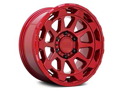 Black Rhino Rotor Candy Red 6-Lug Wheel; 18x9; 12mm Offset (21-25 F-150)