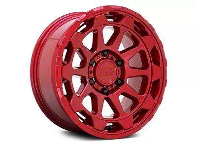 Black Rhino Rotor Candy Red 6-Lug Wheel; 20x9; 12mm Offset (21-25 F-150)